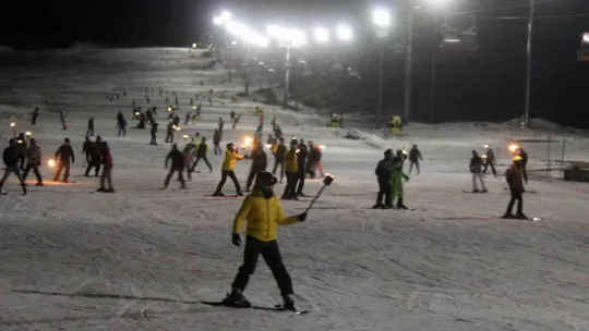 Erciyes yılbaşında doldu taştı