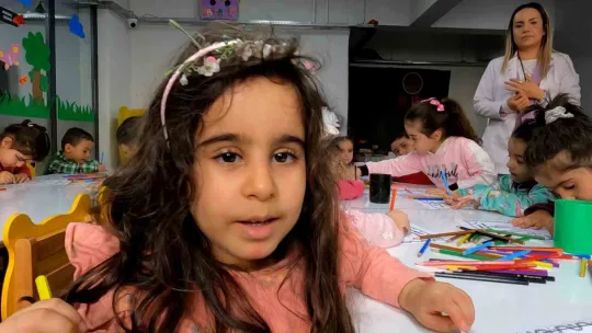 Erkilet Kütüphanesi'nde minikler Yaşlılara Saygı Haftası etkinliği düzenledi