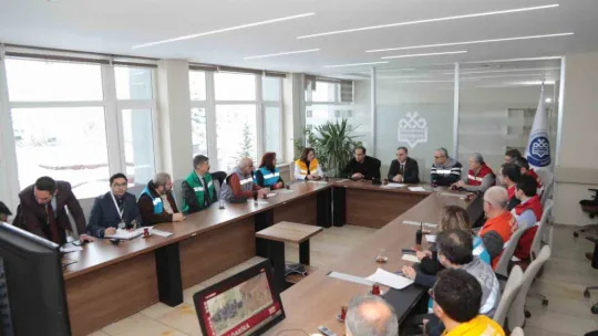 ERÜ'de 'Afet Ekibi Toplantısı' gerçekleştirildi