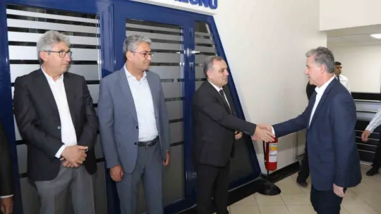 ERÜ'de bayramlaşma töreni düzenlendi