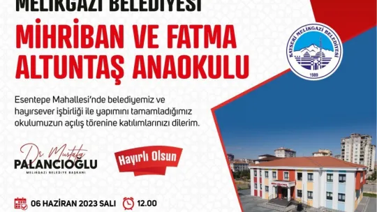 Esentepe Mahallesi'ne bir anaokulu daha