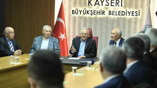 Başkan Büyükkılıç, oda başkanlarını ağırladı