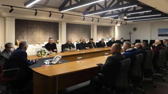 Felahiyeli muhtarlardan Başkan Büyükkılıç'a teşekkür ziyareti