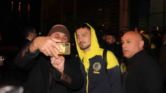 Fenerbahçe, Kayseri'de coşkuyla karşılandı