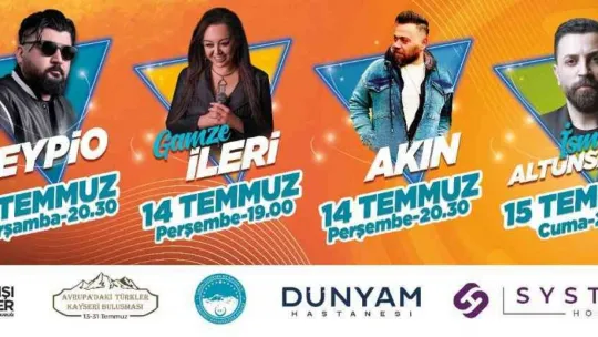 Gurbetçiler Kayseri'de buluşuyor, temmuzda büyükşehir rüzgarı esiyor
