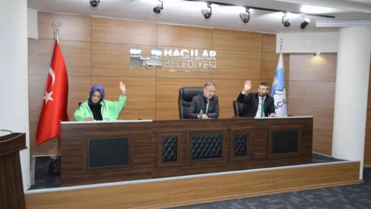 Hacılar Belediye Meclisi Nisan Ayı Toplantısını yaptı