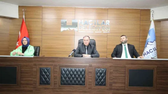 Hacılar Belediye Meclisi Nisan Ayı Toplantısını yaptı