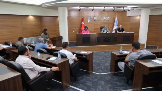 Hacılar Belediye Meclisi, Temmuz ayı toplantısını yaptı