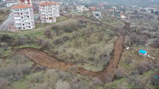 Hacılar'da 2021'de 62 bin metre imar yolu açıldı