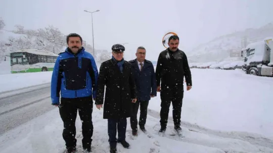 Hacılar'da ekipler kesintisiz çalışıyor