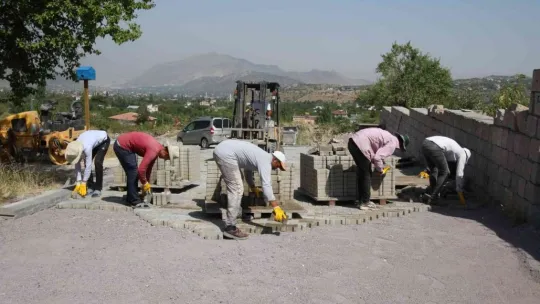 Hacılar'da imar yolu çalışmaları sürüyor