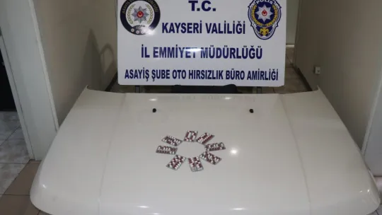 Hacizli aracı parçalayıp satan şahıstan uyuşturucu çıktı