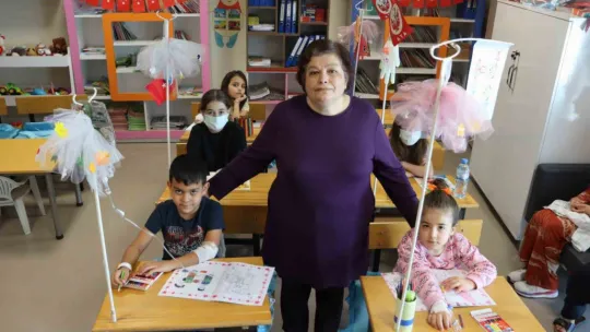 Hastane koridorunda öğretmenlik