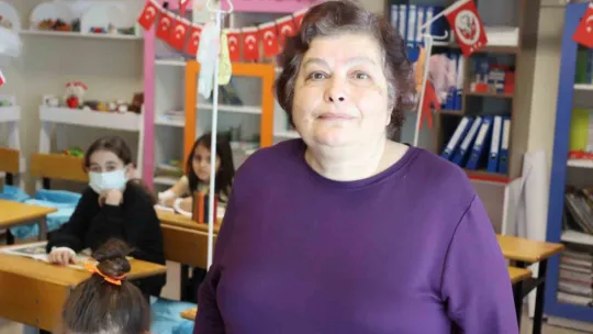 Hastane koridorunda öğretmenlik