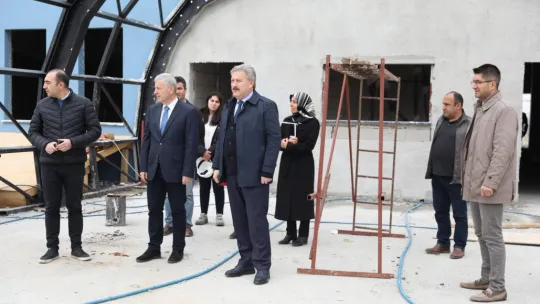 Havacılık ve Uzay Lisesi'nin inşaatı hızla ilerliyor