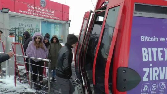 Hayatlarında ilk defa Erciyes'i gördüler