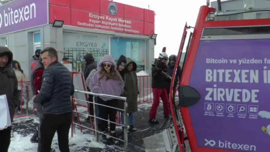 Hayatlarında ilk defa Erciyes'i gördüler