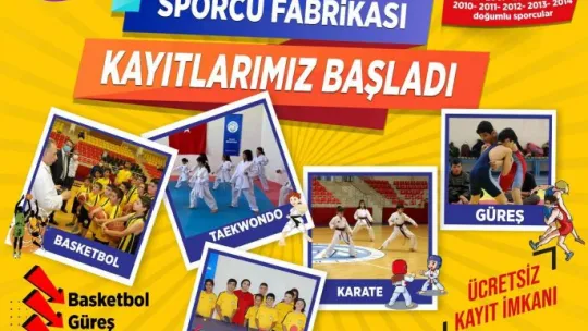 Haydi çocuklar Talas'ta spora