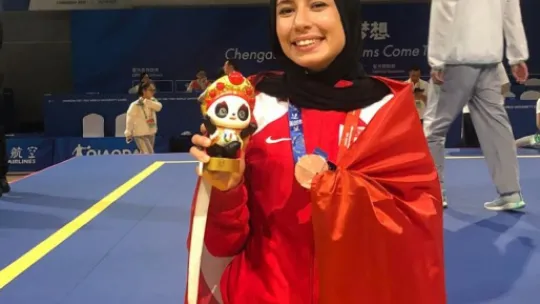 Hayriye Türksoy Hançer madalyayla döndü