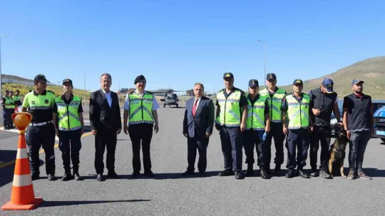 Helikopterli trafik denetimde 539 araç kontrol edildi