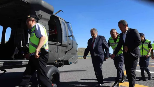 Helikopterli trafik denetimde 539 araç kontrol edildi