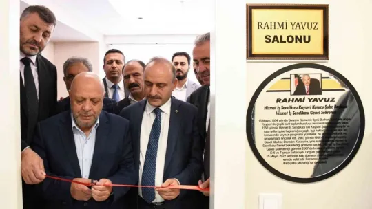 Hizmet-İş Sendikası'nda Rahmi Yavuz unutulmadı