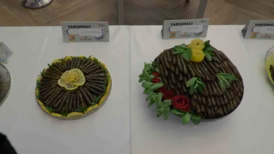 Hünerli anneler, Anneler Günü'nde en güzel sarmayı yapmak için yarıştı
