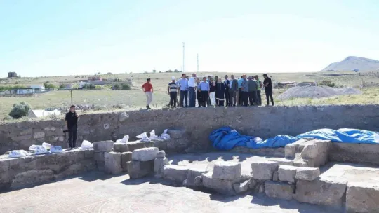 İç Anadolu'nun en büyük mozaik yapısı turizme kazandırılarak
