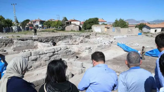 İç Anadolu'nun en büyük mozaik yapısı turizme kazandırılarak