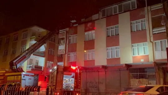 3. Katta çıkan yangın 1 saatte söndürüldü