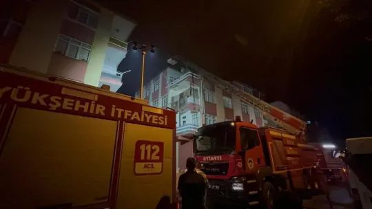 3. Katta çıkan yangın 1 saatte söndürüldü