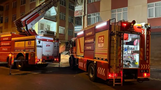3. Katta çıkan yangın 1 saatte söndürüldü