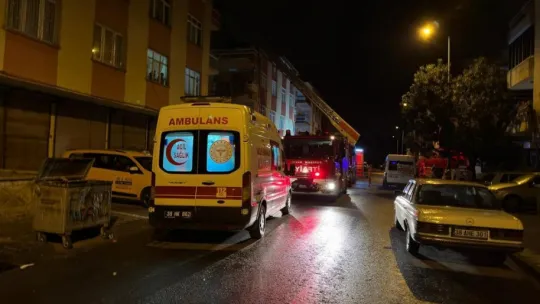 3. Katta çıkan yangın 1 saatte söndürüldü