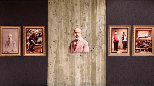 İstiklal Şairi'nin sergisi Mevlana Meydanı genç ofiste