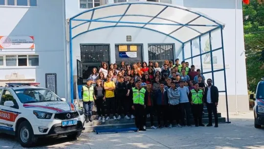 Jandarma'dan 428 öğrenciye trafik eğitimi
