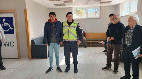 Jandarmadan özel öğrencilere trafik eğitimi