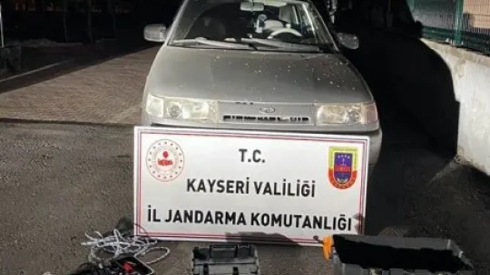 Baz istasyonlardan kablo çalan hırsız yakalandı