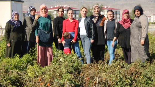 Kadınlar topraktan sofraya üretim yapıyor