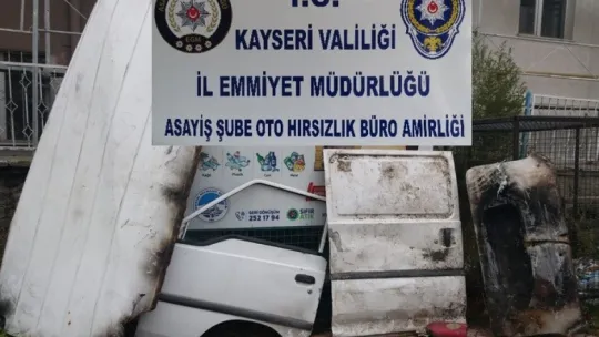 Kamyonetleri çalıp parçalayan zanlı 800 saatlik güvenlik kamerası incelenerek yakalandı
