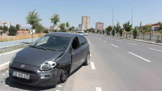 Kanala uçan otomobilde can pazarı