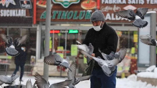 Kar, Kayseri'ye çok yakıştı