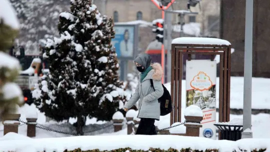 Kar, Kayseri'ye çok yakıştı