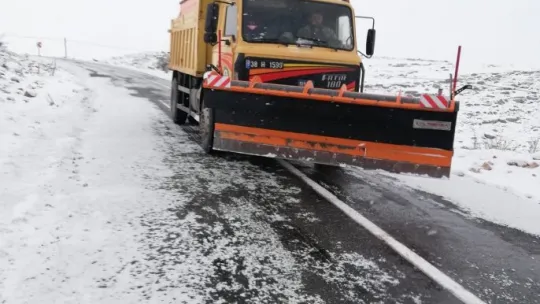 Kar yağışı Bünyan'da kartpostallık görüntüler oluşturdu