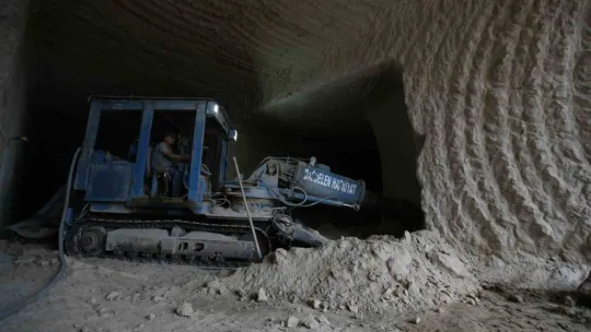Kaya Oyma Kültepe Müzesi'nde inşaat çalışması sürüyor
