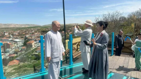 Kayabaşı Cam Seyir Terası'nın ilk misafirleri Güney Kore'den