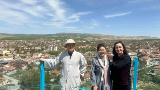Kayabaşı Cam Seyir Terası'nın ilk misafirleri Güney Kore'den