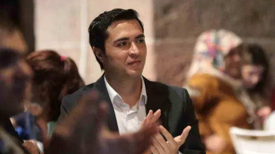 Kaymakam ve öğrenciler çaldı, engelli çocuklar eğlendi