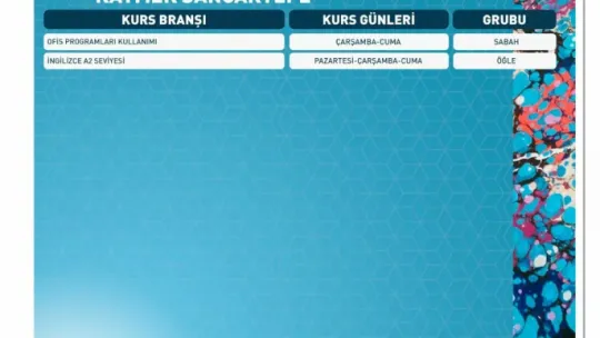 KAYMEK'in 2. dönem kurs kayıtlarına ilk saatlerden yoğun ilgi