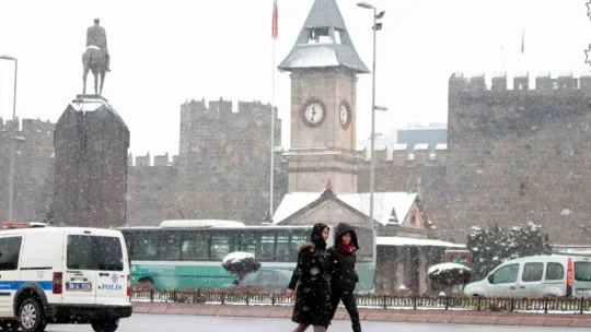 Kayseri beyaza büründü