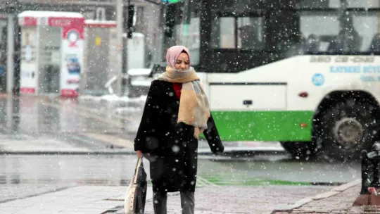Kayseri beyaza büründü